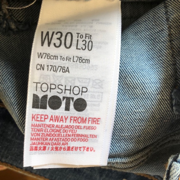 Topshop Moto Jamie embroidered distressed jeans - Picture 4 of 8